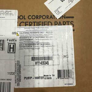 W11458345 Pump BRAND NEW OEM SEALED